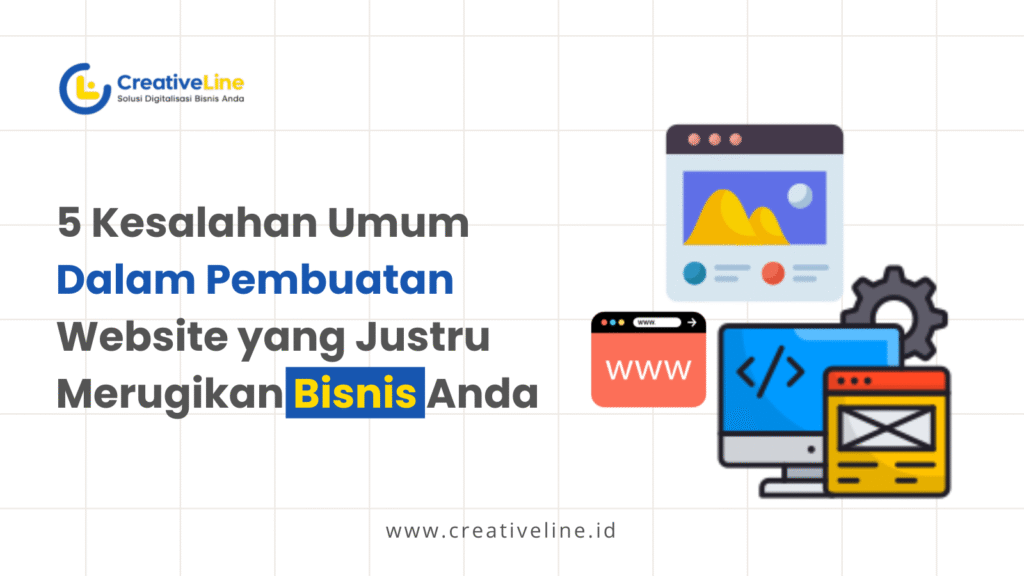 5 Kesalahan Umum Dalam Pembuatan Website
